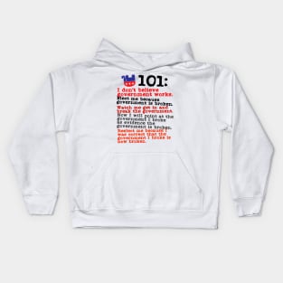 Republicanism 101: Breaking Government Kids Hoodie